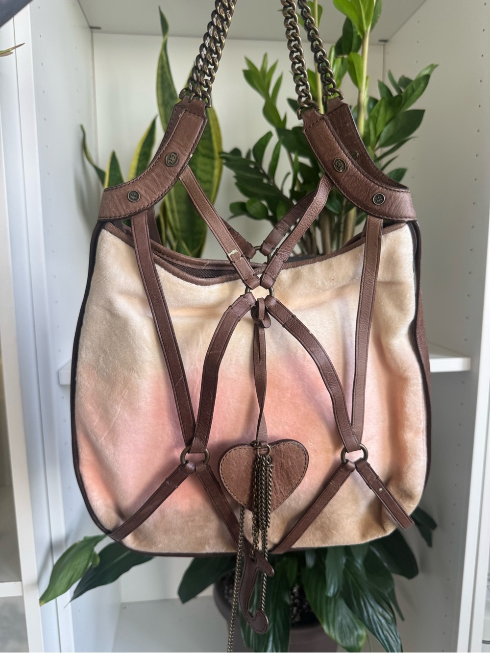 Vintage Juicy Couture Leather Harness Bag || early 2000's